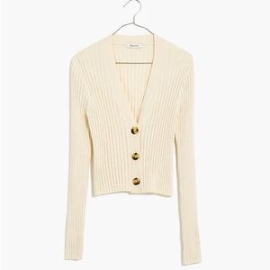 Madewell Brenville Crop Cardigan Sweater